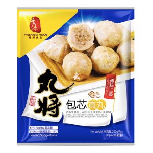 WJ pork balls with chicken filling 香源包心猪肉丸 200g