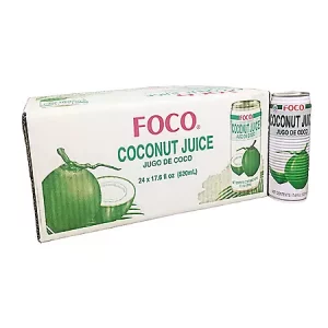 FOCO coconut Drink with Pulp Whole 椰子水（果肉）箱