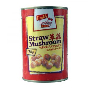 DL Straw Mushroom Whole 双运草菇罐头 425g