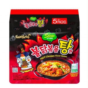 SY Hot Chicken Flavour Ramen 三养韩式辣鸡面 130gx5