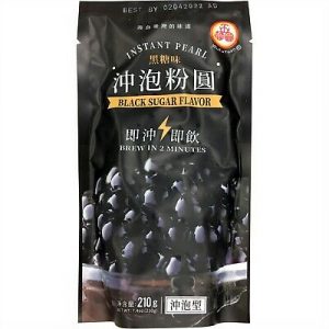 WFY Instant Pearl black sugar 五福圆冲泡粉圆 黑糖味 （即冲即饮）210g