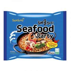 SY Seafood Party Ramen Pack 三养海鲜面 125g （箱）