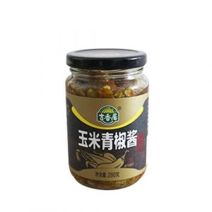 JXJ Corn and Chilli Sauce 吉香居玉米青椒酱 280g