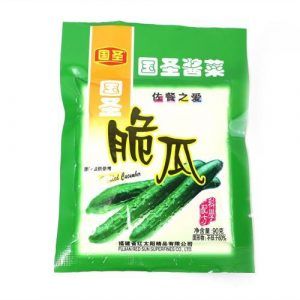GS Pickled Cucumber with Sugar and Sweetener 国圣酱菜脆瓜 90g