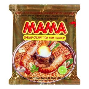 Mama Creamy Tom Yum Noodle 妈妈香浓冬阴虾面 90g