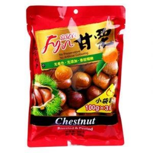 FY Roasted and Peeled Chestnut 富亿农牌甘栗子 100gx3