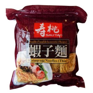ST Shrimp Egg Noodle 寿桃虾子面 454g