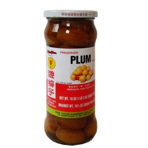 MC Salted Plum in Brine 美珍 酸梅子 500g