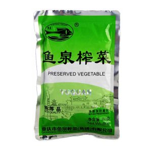 YQ Preserved Vegetable Original Flavour 鱼泉榨菜 原味 80g