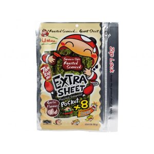 买五送一 TaoKaenoi Extra Sheet Garlic Flavour 小老板大片紫菜 圆蒜香 12.8g