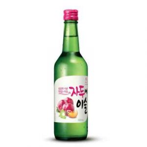 JINRO PLUM SOJU ALC 13% 360ML 真露竹炭烧酒梅子味