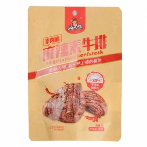 HBS Dried Beancurd Hot&Spicy Flavour 好巴食麻辣素牛排 100g