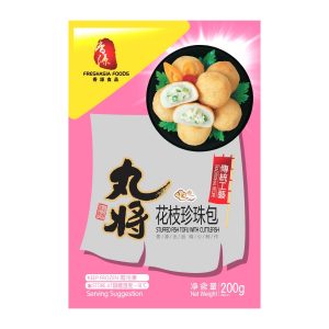 WJ Stuffed Fish Tofu With Cuttlefish 丸将花枝珍珠包 200g