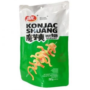 WL Konjac Stripes Sour&Hot Flavour 卫龙魔芋爽 素毛肚 252g
