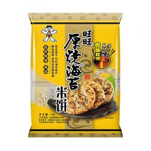 WantWant Seaweed Rice Cake 旺旺厚烧海苔米饼 118g