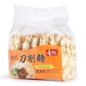ST TW Sliced Noodle 寿桃台式刀削面 400g