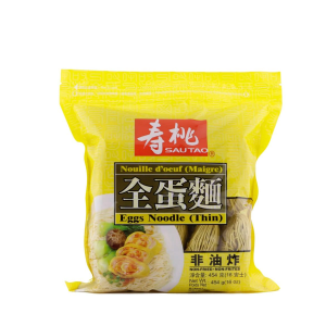 ST Egg Noodle 寿桃全蛋面 （Thin）