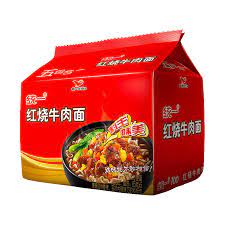 Unif Roasted Beef Noodle 统一红烧牛肉面 家庭装 5x119g