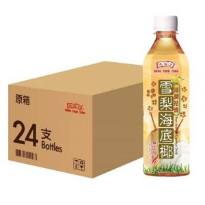 HFT Pear and Sea Coconut Drink 鸿福堂雪梨海底椰 24x500ml