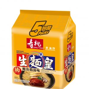 ST Noodles King Abalone& Chicken Soup Flavour 寿桃生面皇 375g